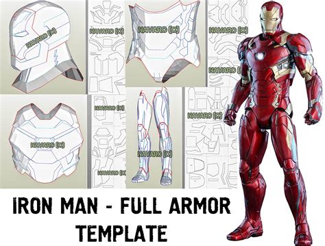 Iron Man Suit Template